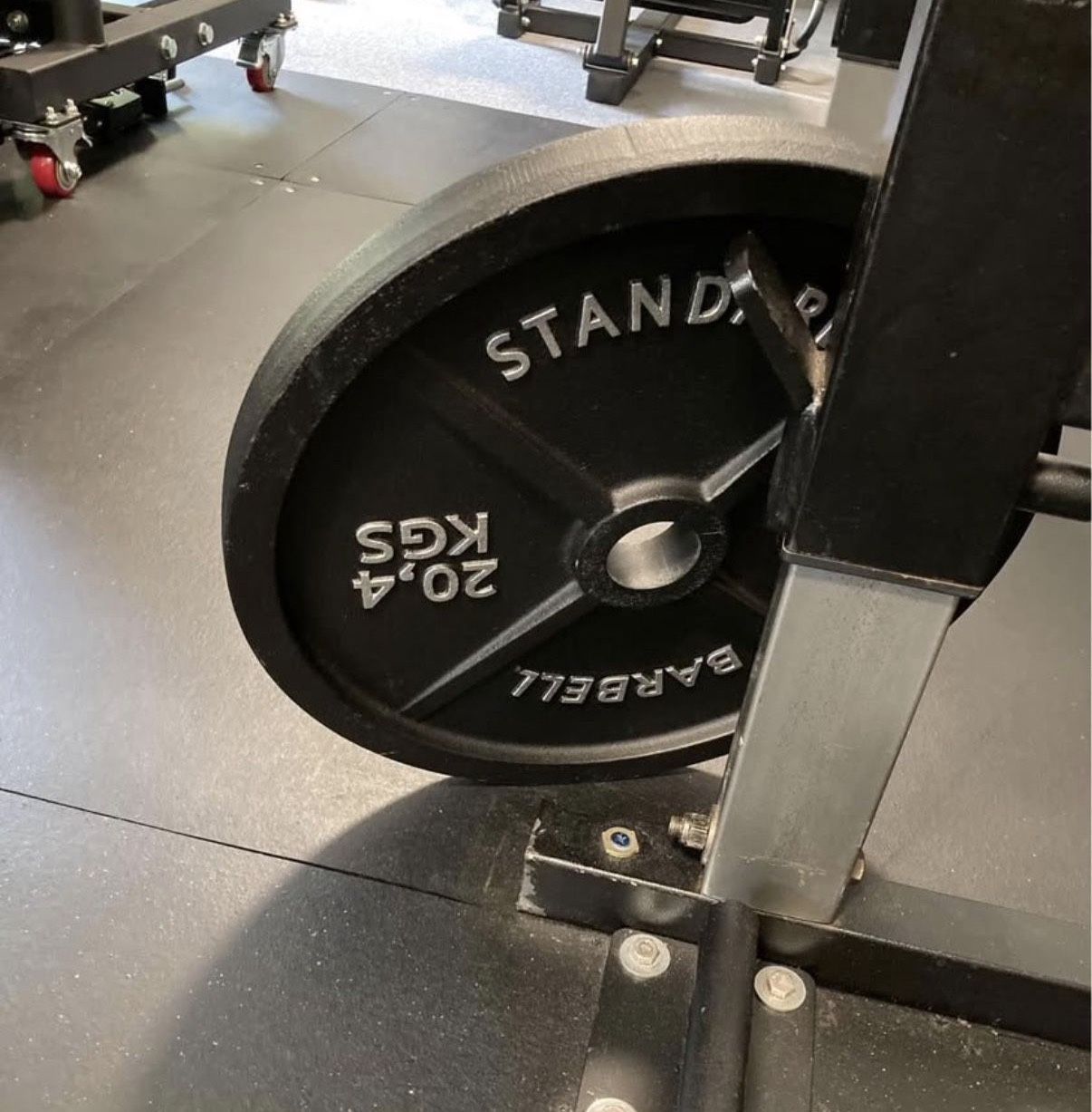 Rare DOUBLE SIDED Barbell Standard Olympic 45 Pound Weight Plate - photo 3