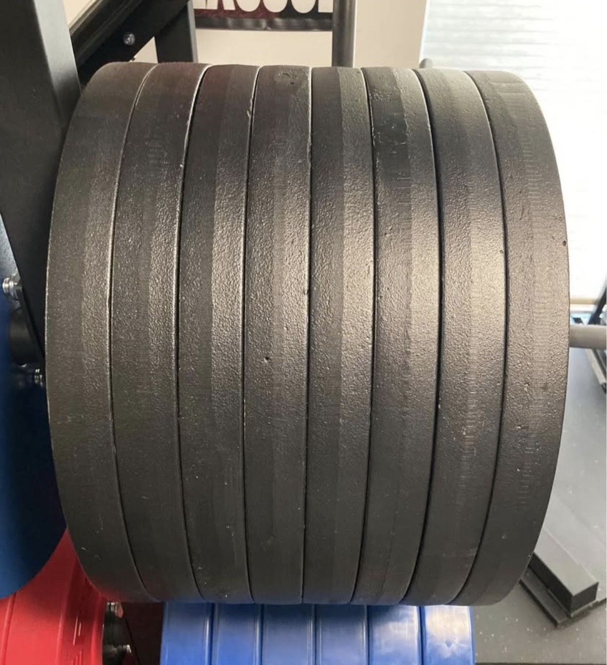 Rare DOUBLE SIDED Barbell Standard Olympic 45 Pound Weight Plate - photo 4
