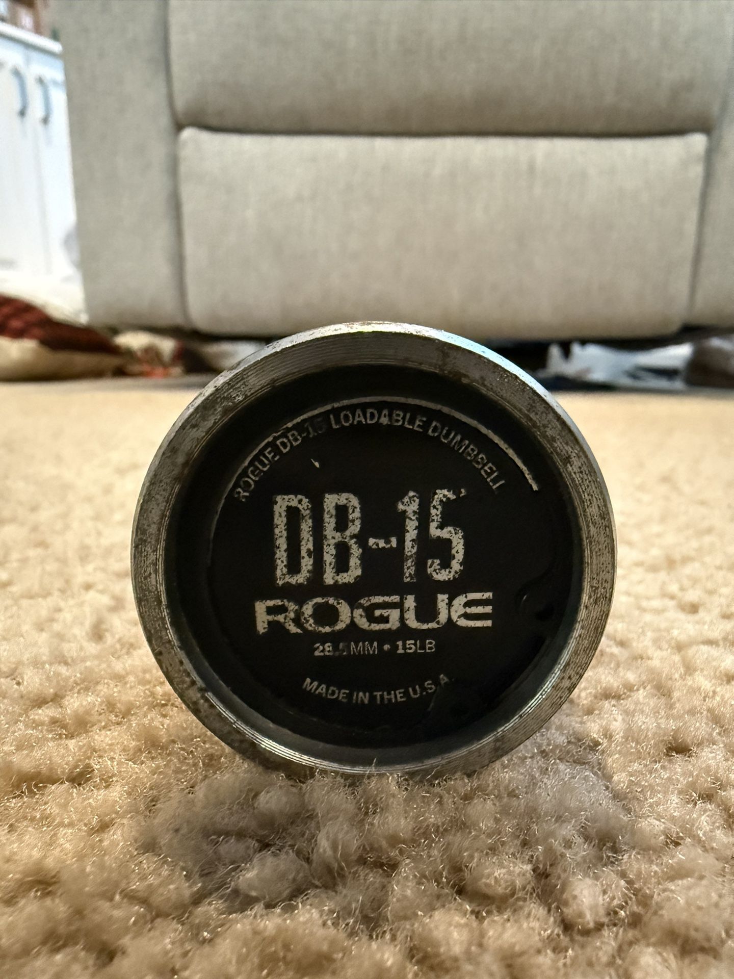 Single Rogue Fitness DB-15 Loadable Olympic Dumbbell Handle - photo 3