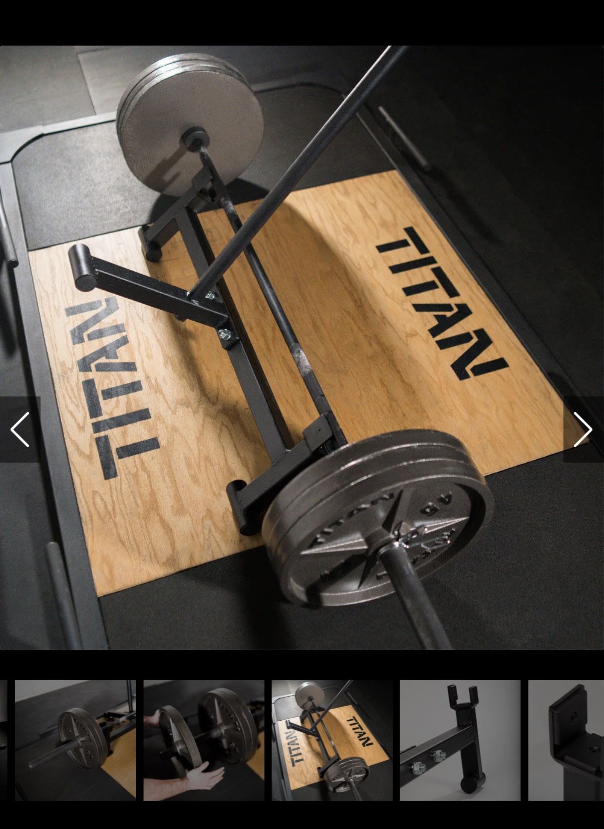 Titan Fitness Deadlift Barbell Jack - photo 3