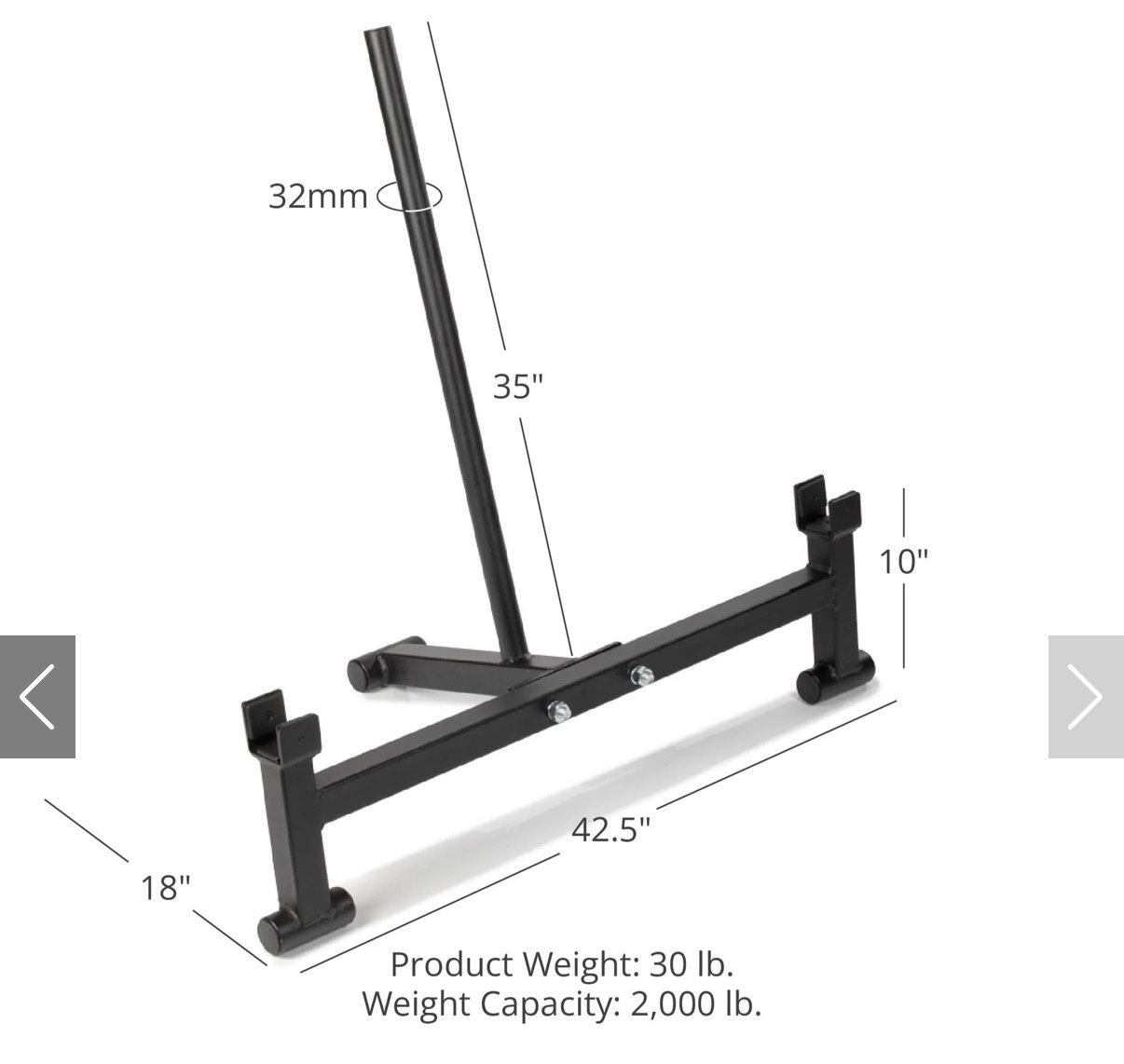 Titan Fitness Deadlift Barbell Jack - photo 4