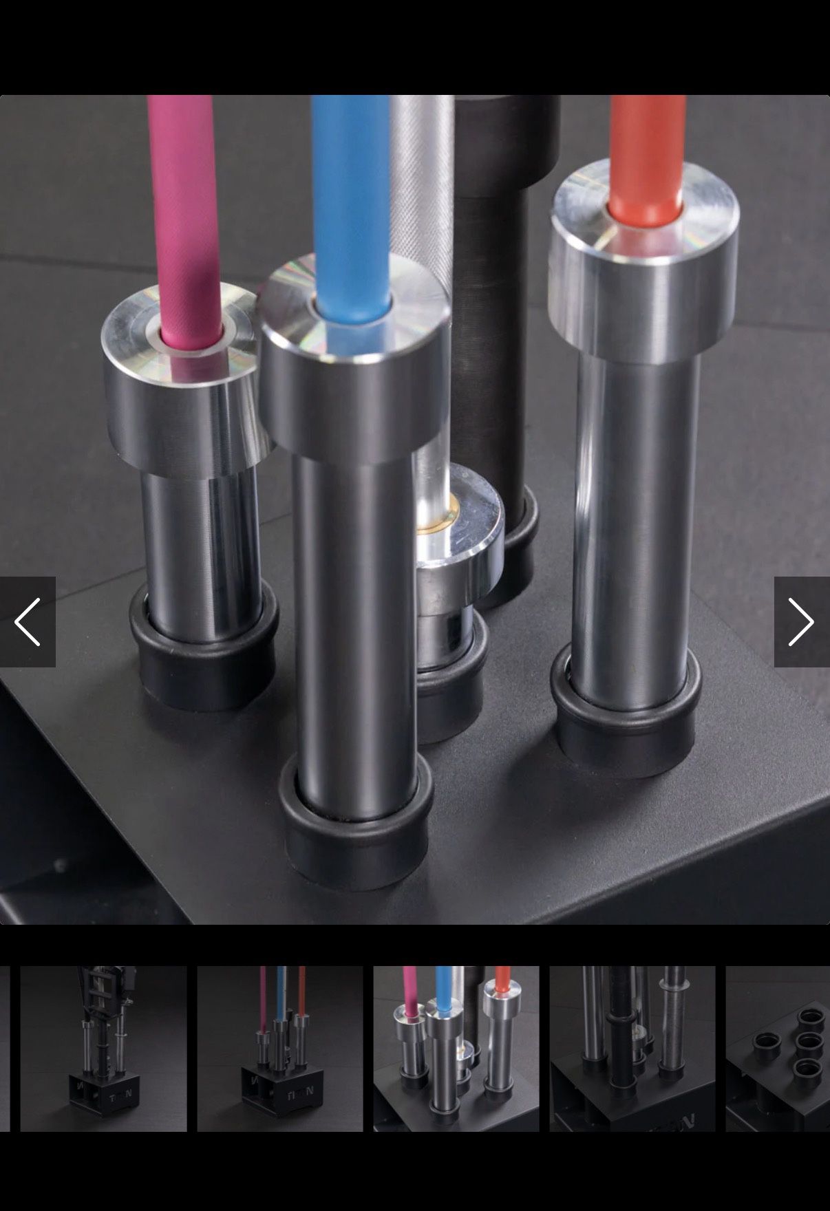 Titan Fitness 5 Olympic Barbell Storage Holder - photo 4