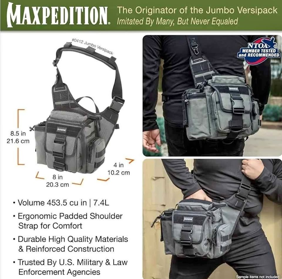 Maxpedition cross shoulder bag - photo 2