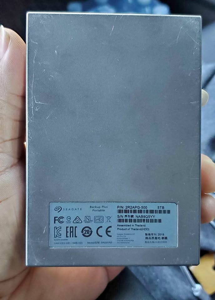 Seagate Portable External Hard Drive 5TB