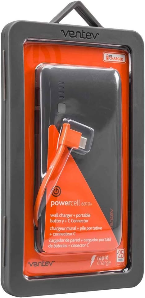 Ventev Portable Charger Powercell 6010+
