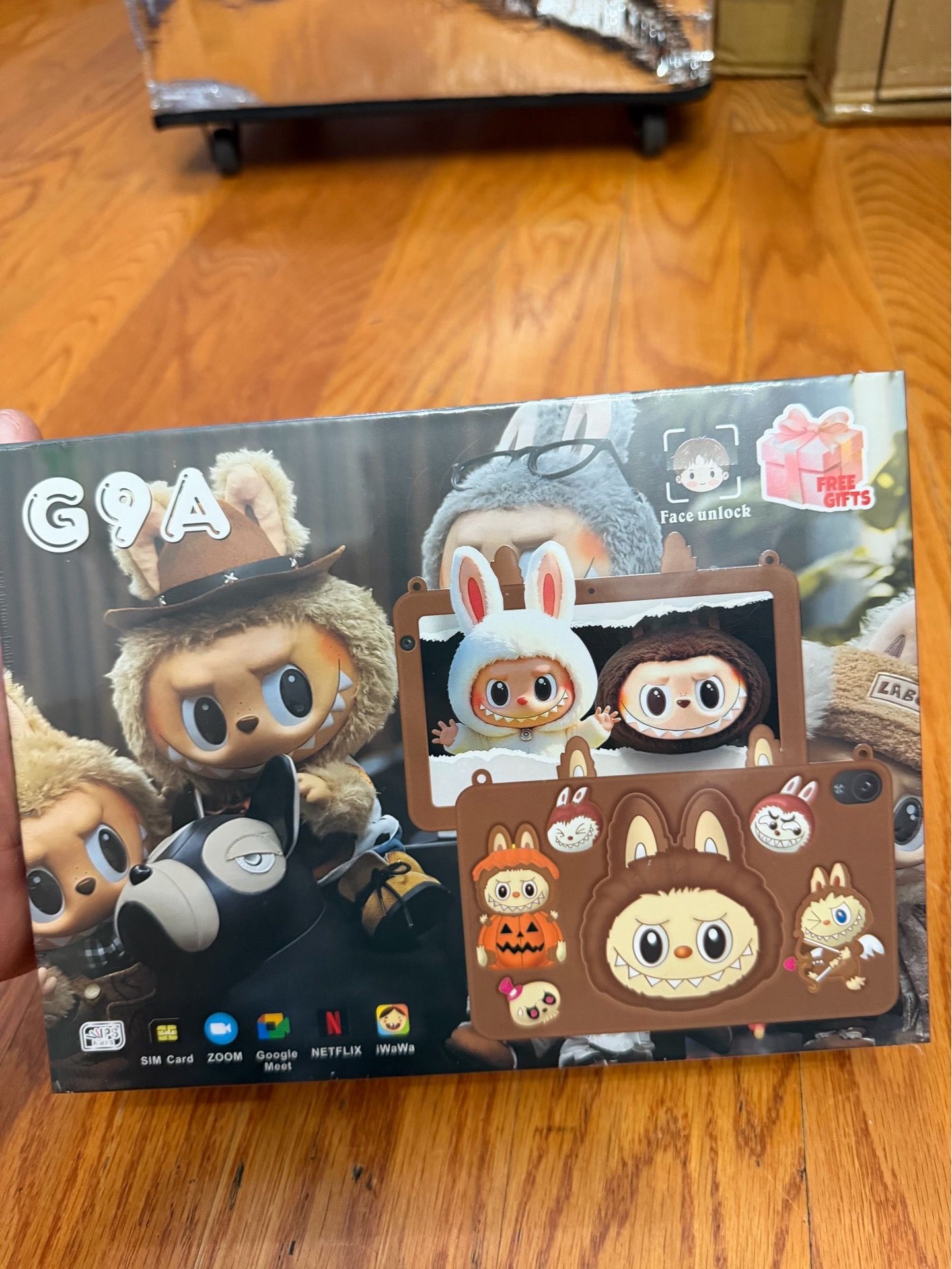 G9A Kids Tablet 7in Android 14 6GB RAM 128GB Brown Labubu - photo 4