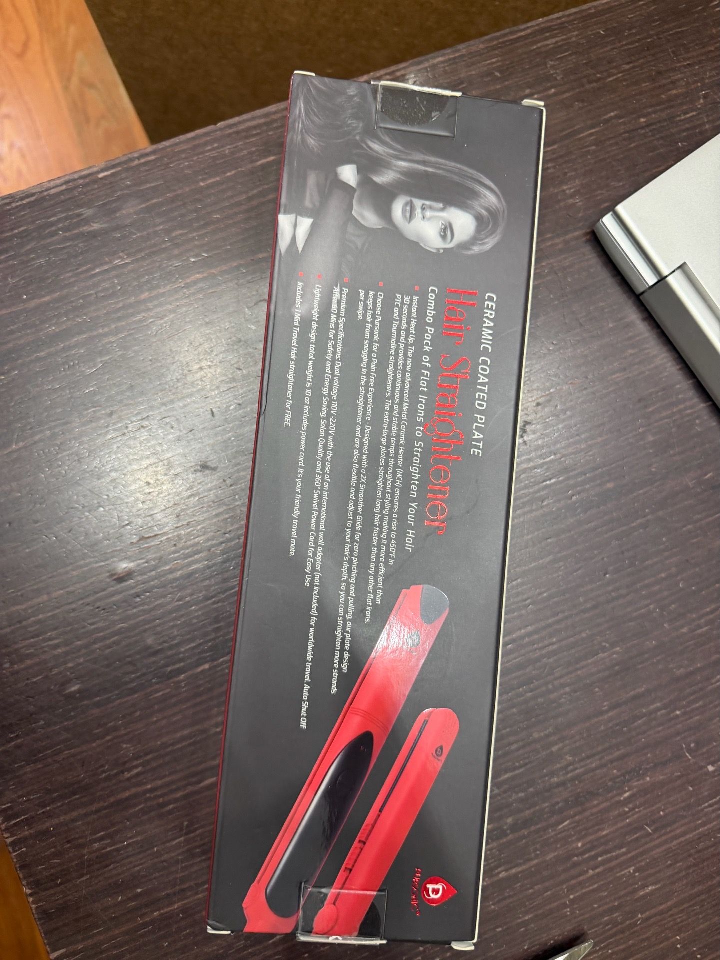 Pursonic Ceramic Hair Straightener Duo 6mm & 25mm 450°F - photo 3