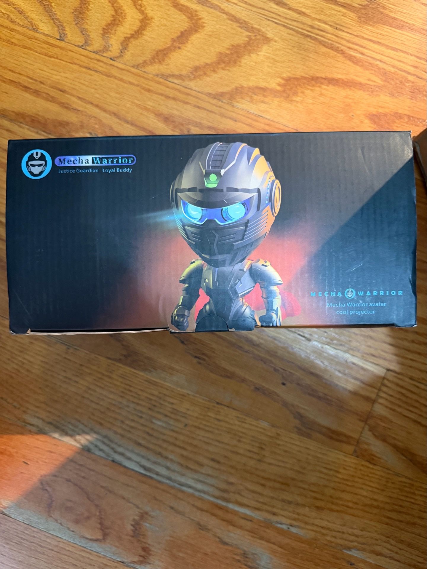 Homspal Mecha Warrior Star Projector Night Light w/ Remote, Blac