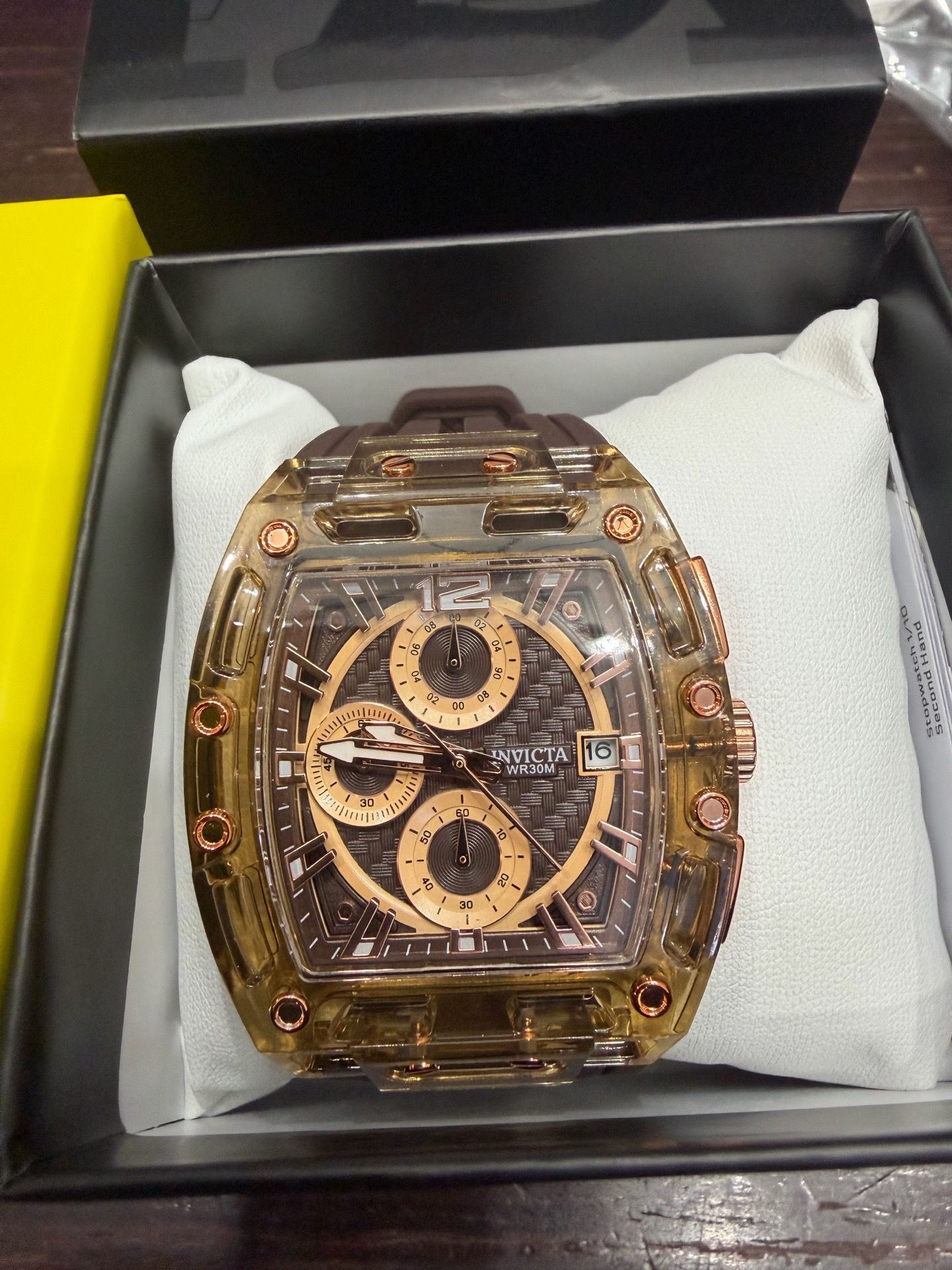Invicta S1 Rally Allogrip Men 42mm Brown Tone 70143