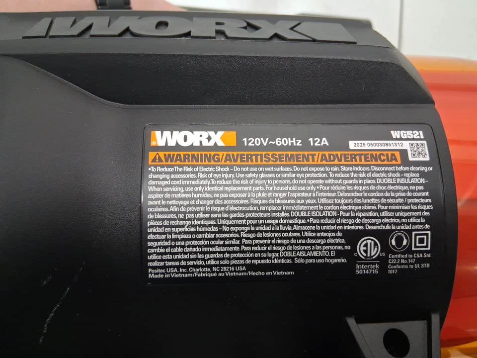 WORX Turbine 800 Leaf Blower - photo 5