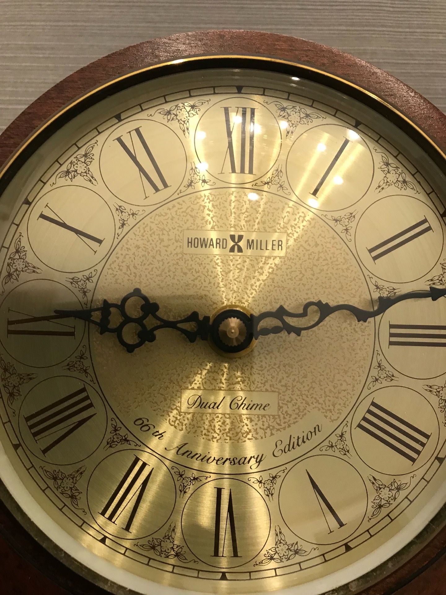 HOWARD MILLER 66th ANNIVERSARY EDITION MANTEL CLOCK - photo 2