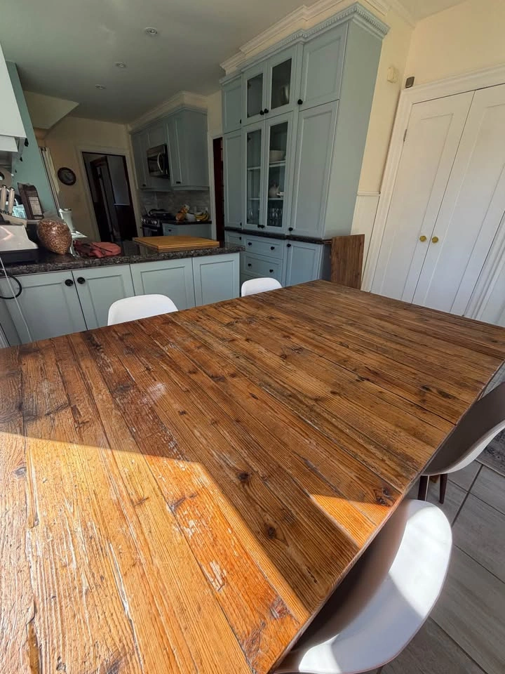 West Elm Extendable Solid Wood Farm Dining Table & Bench - photo 4