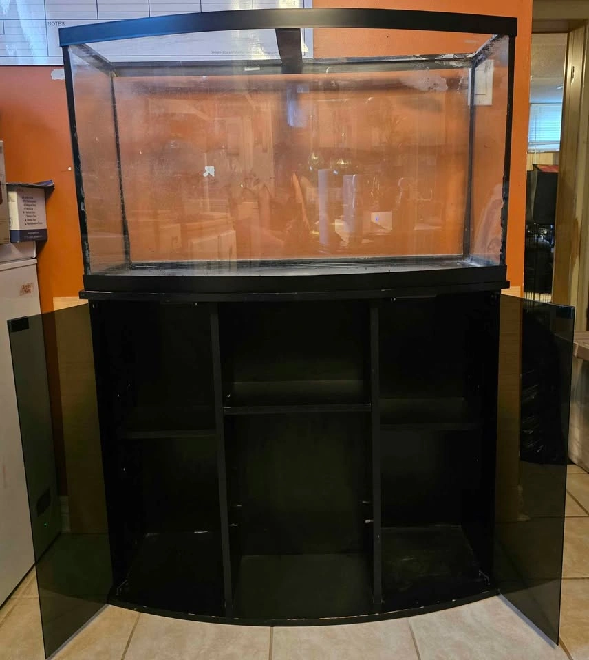 46 Gallon Bowfront Aquarium with Matching Stand - photo 2