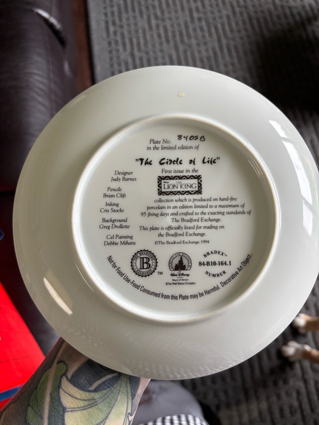 Bradford Exchange The Lion King Circle of Life Plate - photo 2