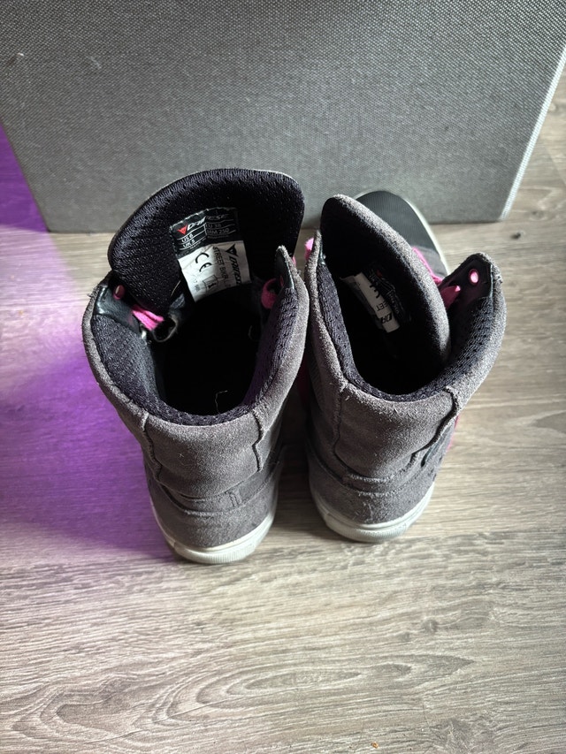 Dainese Womens Street Biker Motorcycle Boots Grey/Fuschia size 6 - photo 4