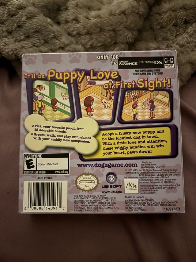 CIB Ubisoft Dogz Game Boy Advance *Game untested* - photo 2