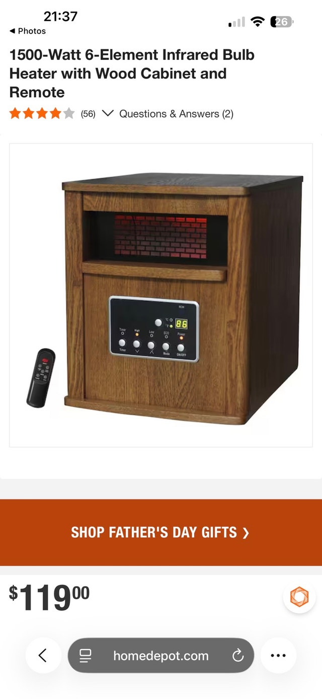 LifeSmart Infrared Heater - photo 4