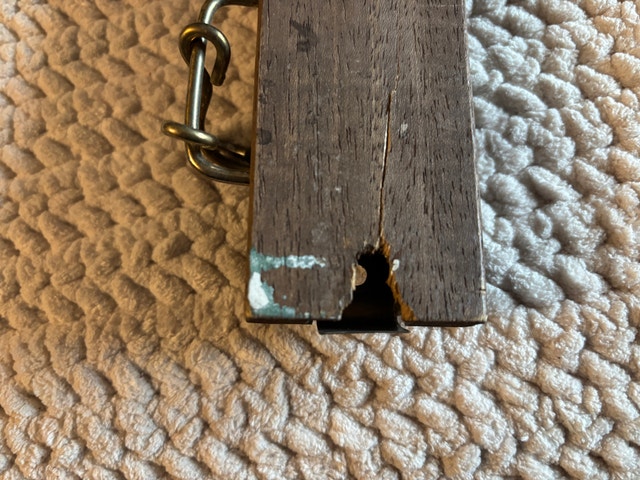 Vintage Wooden Tie Hanger - photo 3