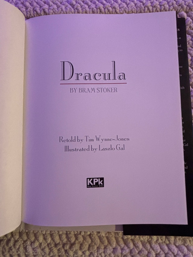 1st Edition Dracula - Bram Stoker, Tim Wynne-Jones, Laszlo Gal - photo 3