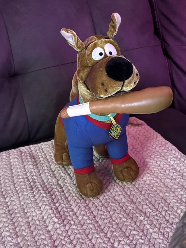 Retro Ganz Baseball Bat Scooby-Doo Plush - photo 3