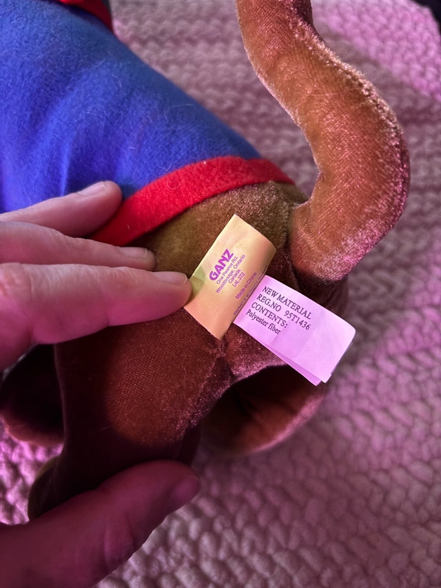 Retro Ganz Baseball Bat Scooby-Doo Plush - photo 5