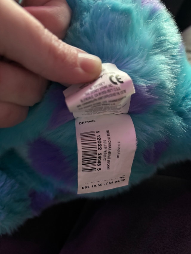 Disney Store Sulley Plush - photo 5