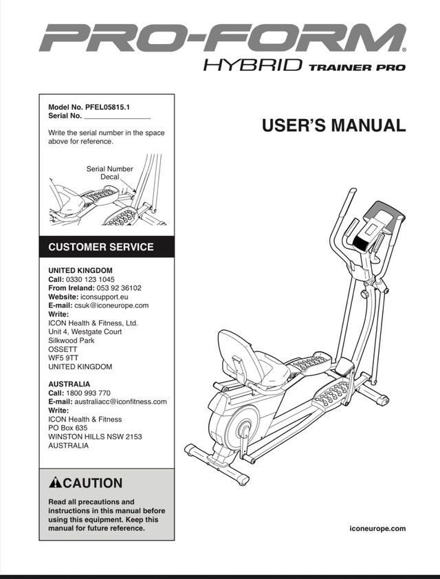 Pro-Form Hybrid Trainer Pro