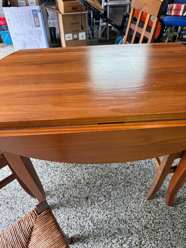 Wooden Drop Leaf Dining Set - photo 3