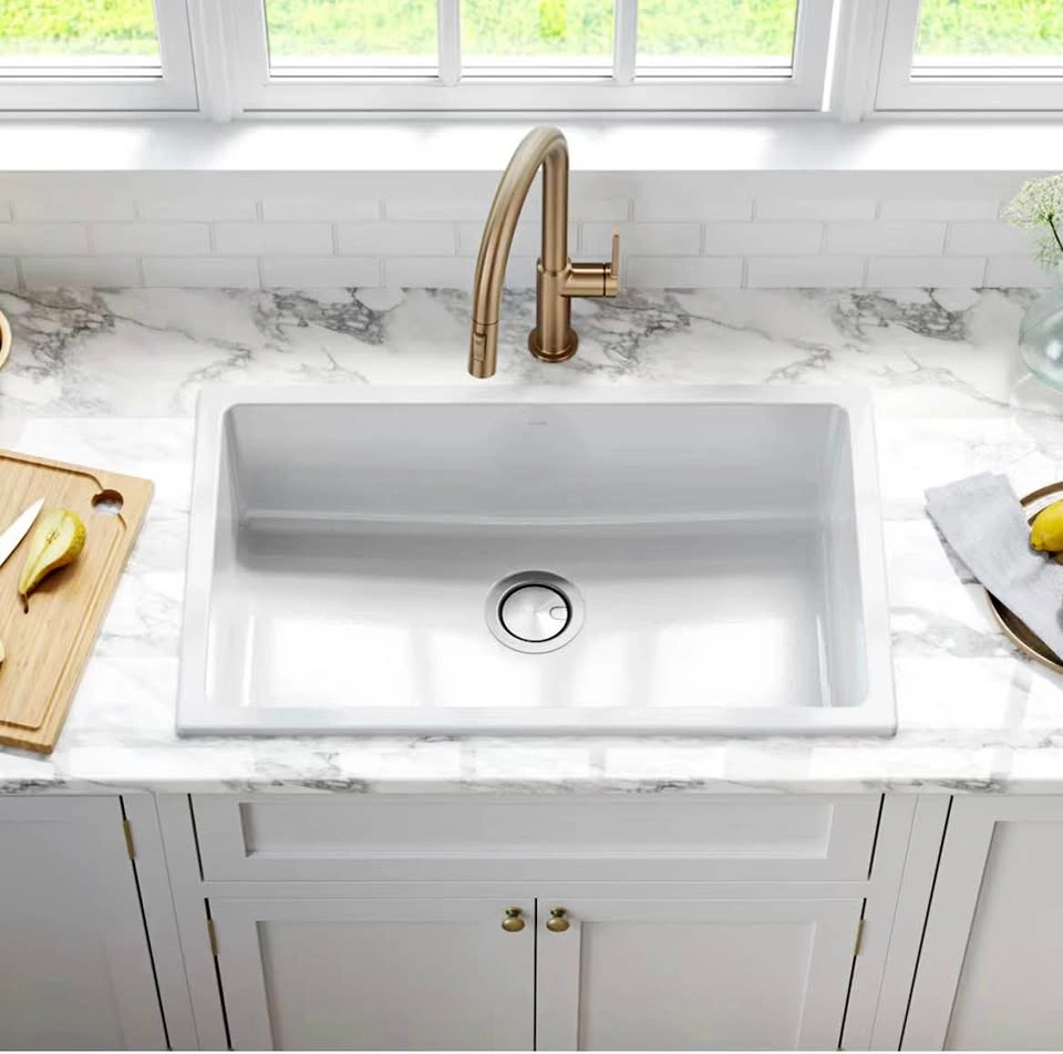 Kraus Farmhouse Fireclay Kitchen Sink