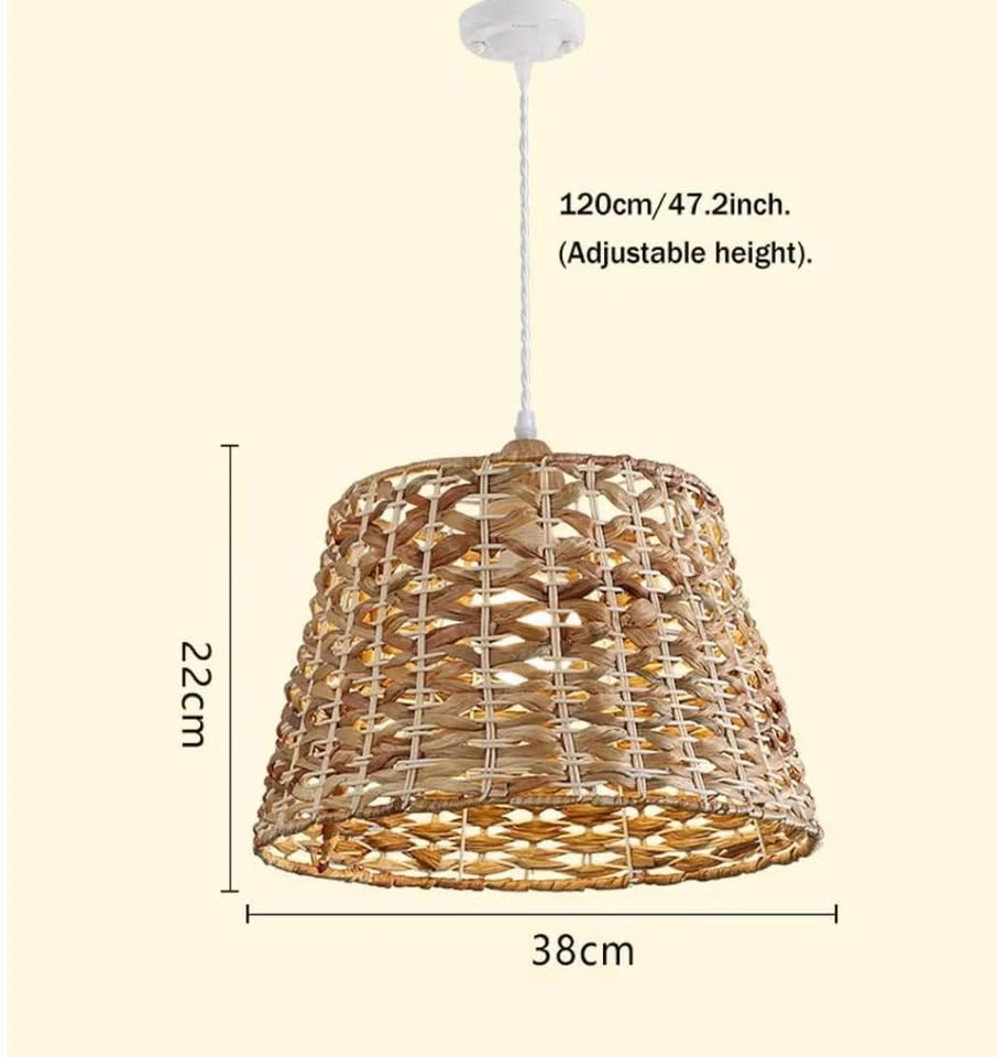 Woven Rattan Pendant Light - photo 3