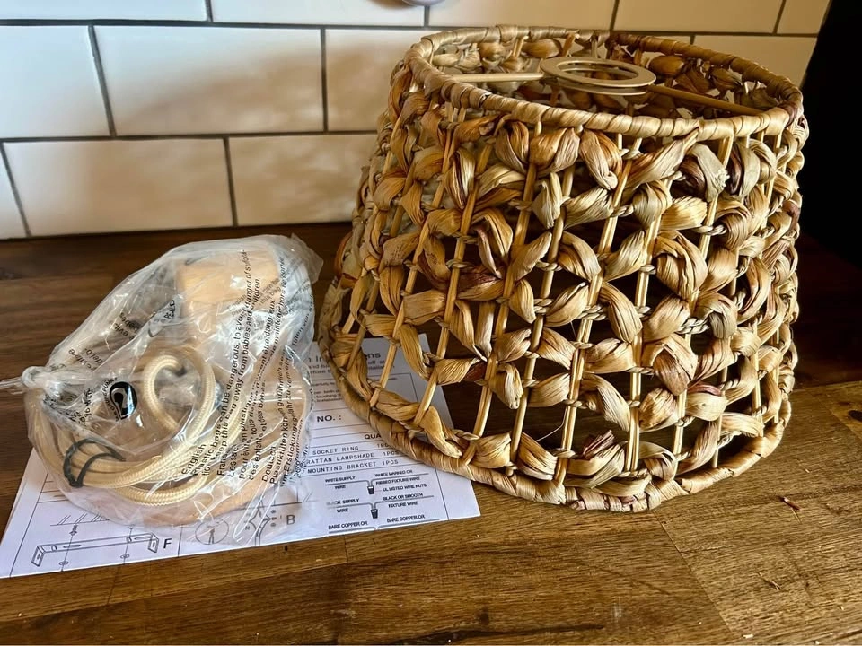 Woven Rattan Pendant Light - photo 4