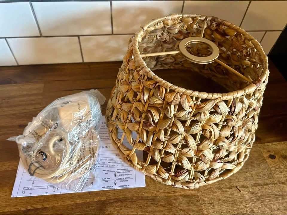 Woven Rattan Pendant Light - photo 5