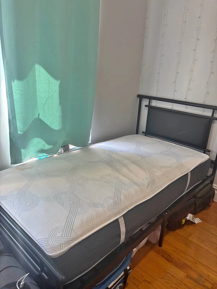 Twin Bed Frame and Mattress