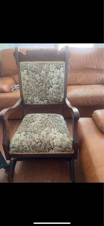 Wooden rocking chair