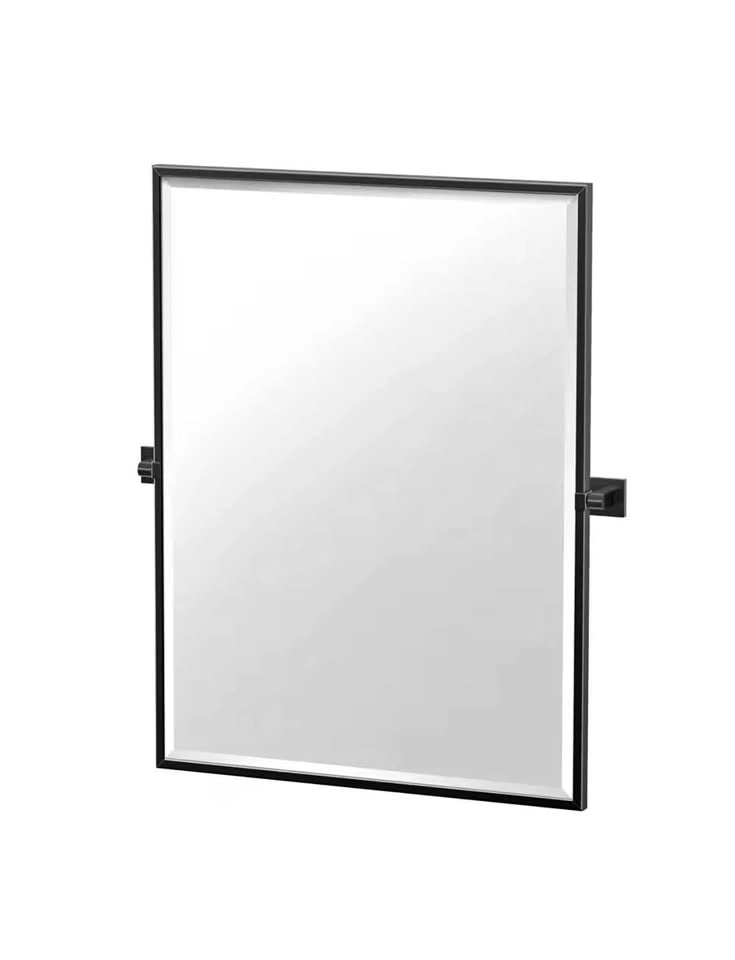 High-end 32 1/2” Rectangle Vanity Mirror Matte Black