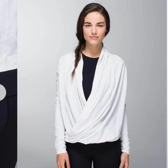 LULULEMON ICONIC WRAP SWEATER size 4 - photo 2