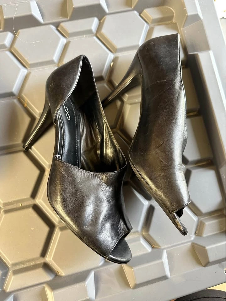 Ladies ALDO peep toe heel size 10 - photo 4