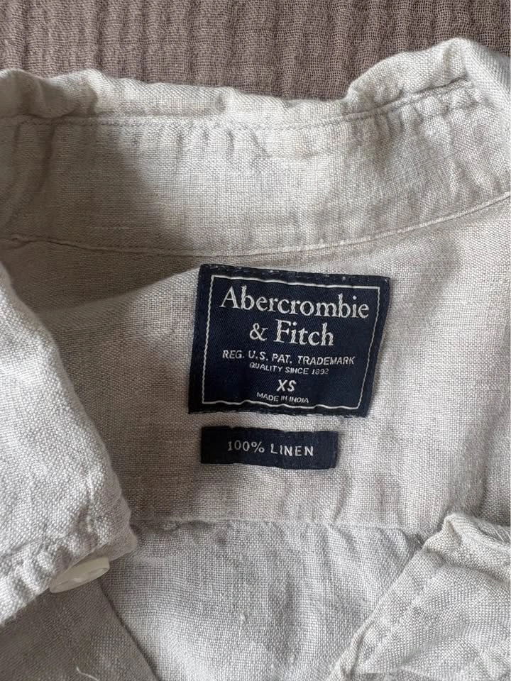 Mens Abercrombie 100% Linen Shirt - photo 2