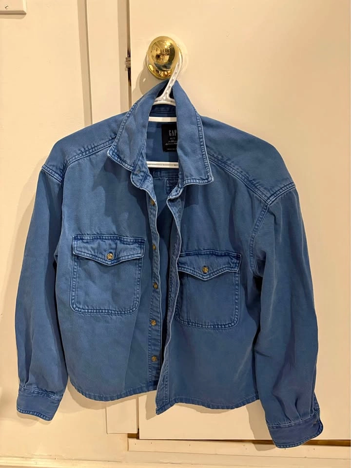 GAP The BIG Shirt Jacket Cropped