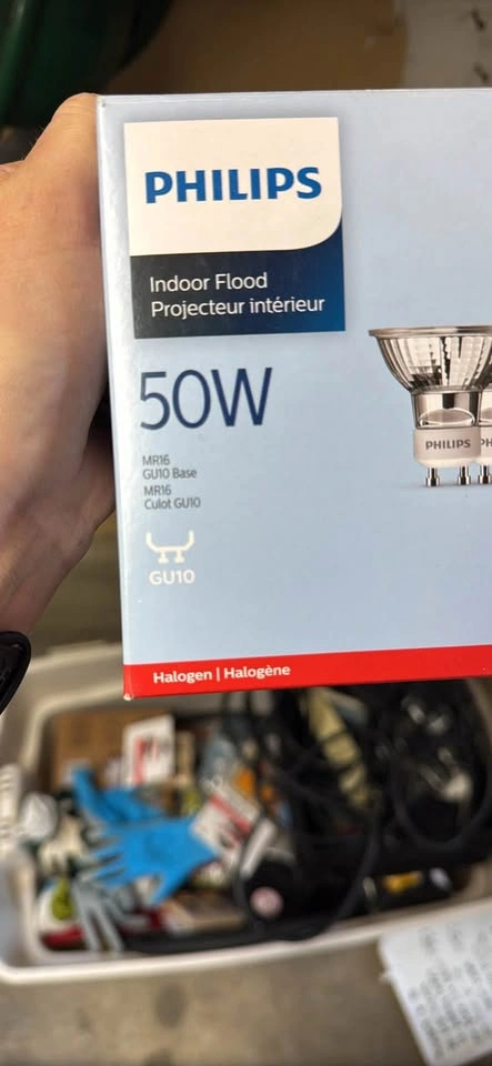 Philips 50W MR16 GU10 Halogen Indoor Flood Light Bulbs, 6 Pack - photo 2