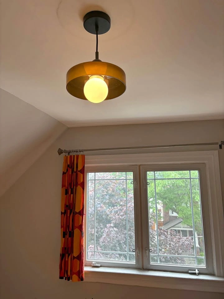 Sepia Pendant light (with bulb and wiring)