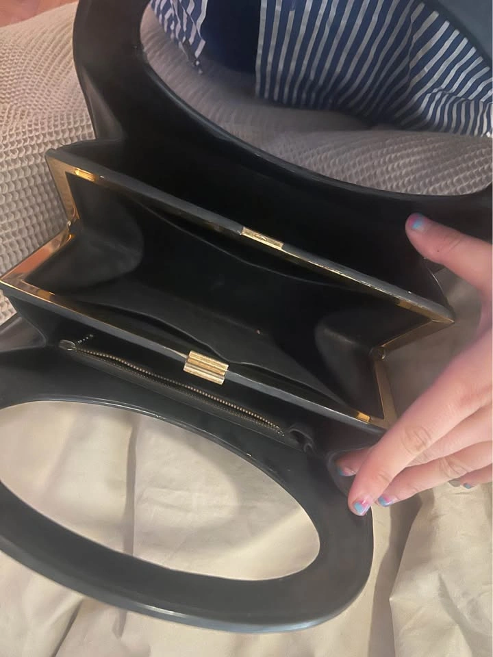 Leather + Fur Vintage Purse - photo 2