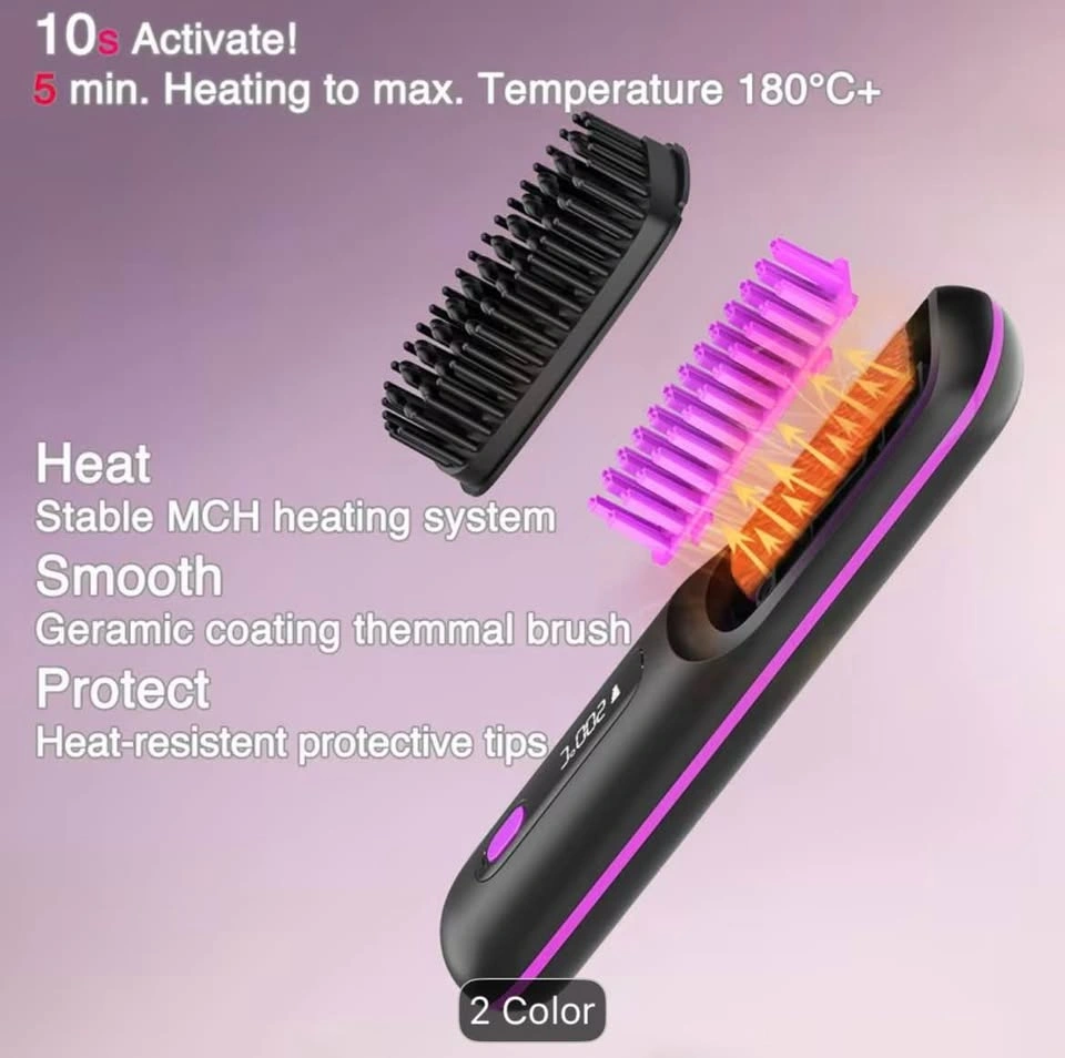 GENAI Hair Straightener Brush - photo 5