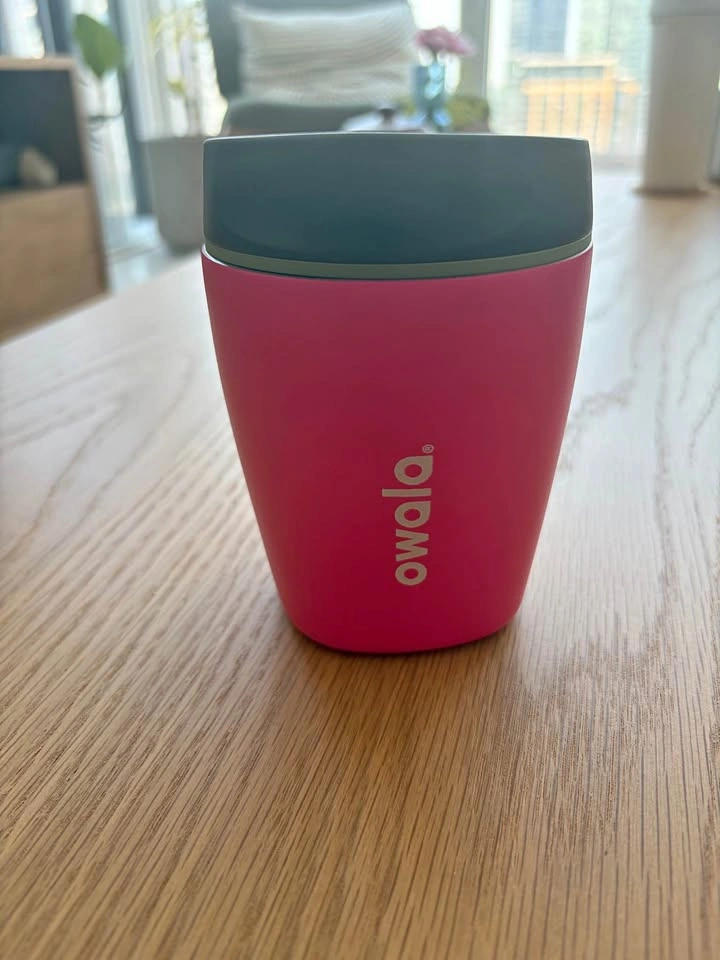 Owala SmoothSip Insulated Coffee Tumbler Pink
