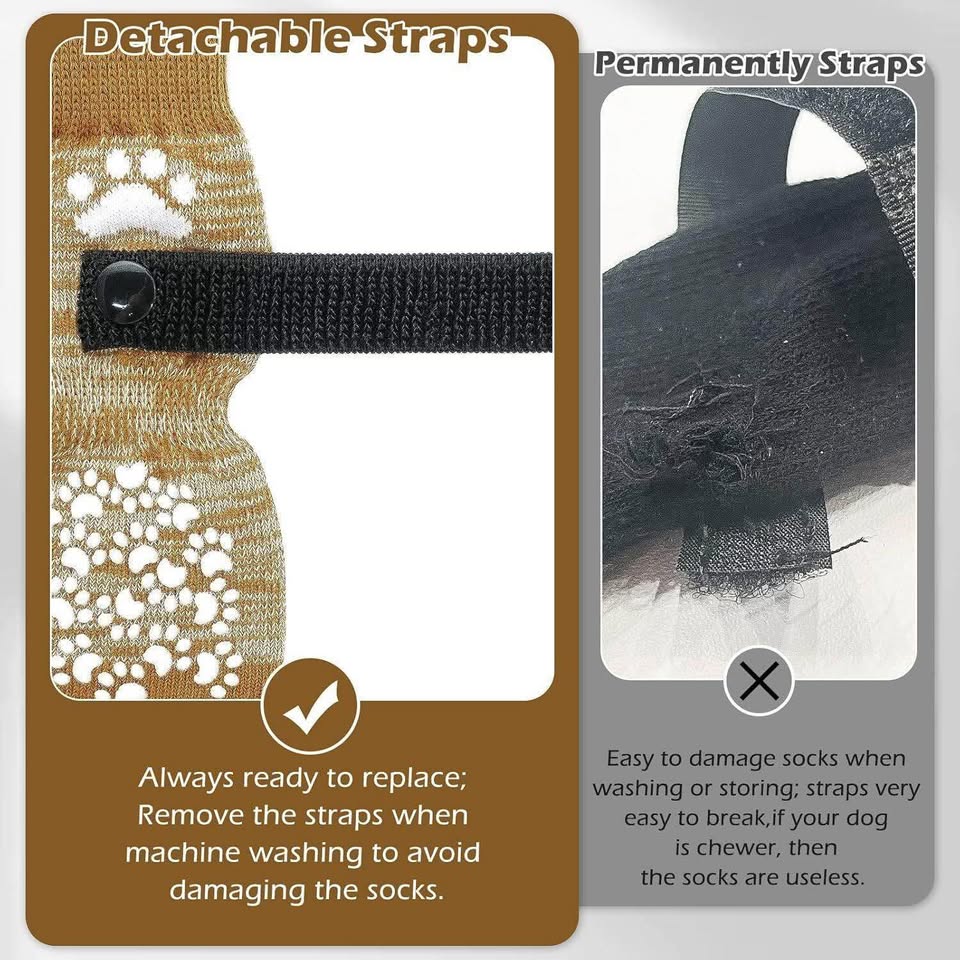 NEW-EXPAWLORER Anti Slip Dog Socks - photo 4
