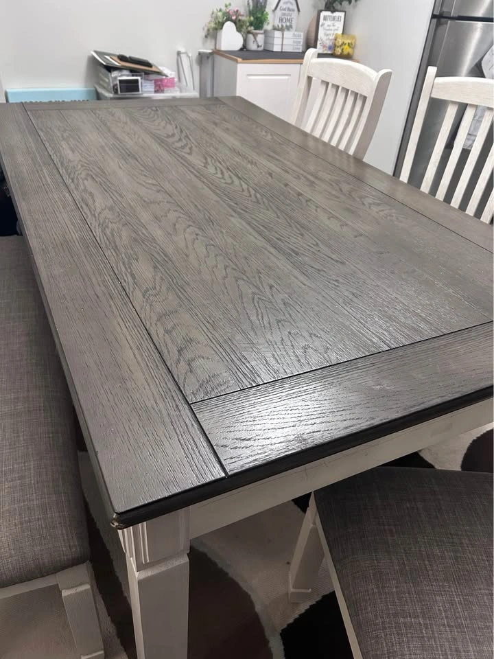 Beautiful 7 pc Farmhouse Dining Set - photo 5
