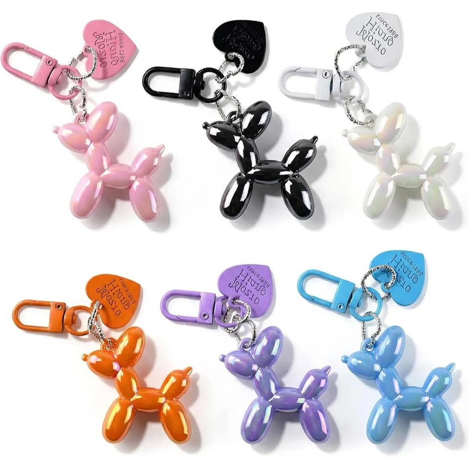 🎈 Balloon Dog Keychains – Cute Jelly Design (6 Colours) - photo 2