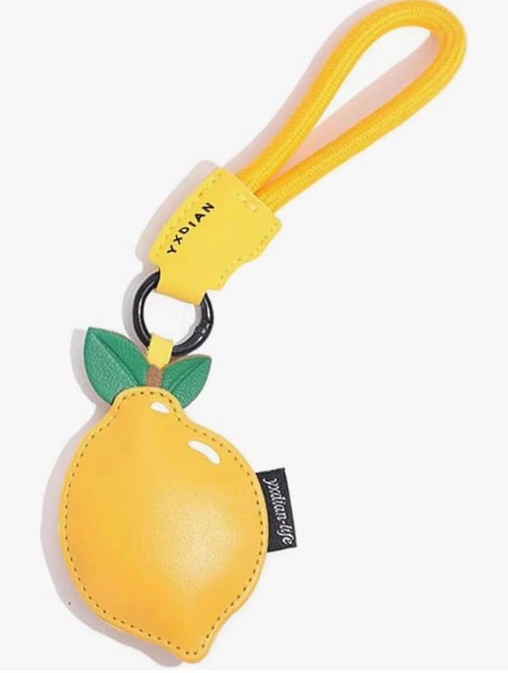 🍋 Cute Fruit Wristlet Keychain – Lemon - photo 5