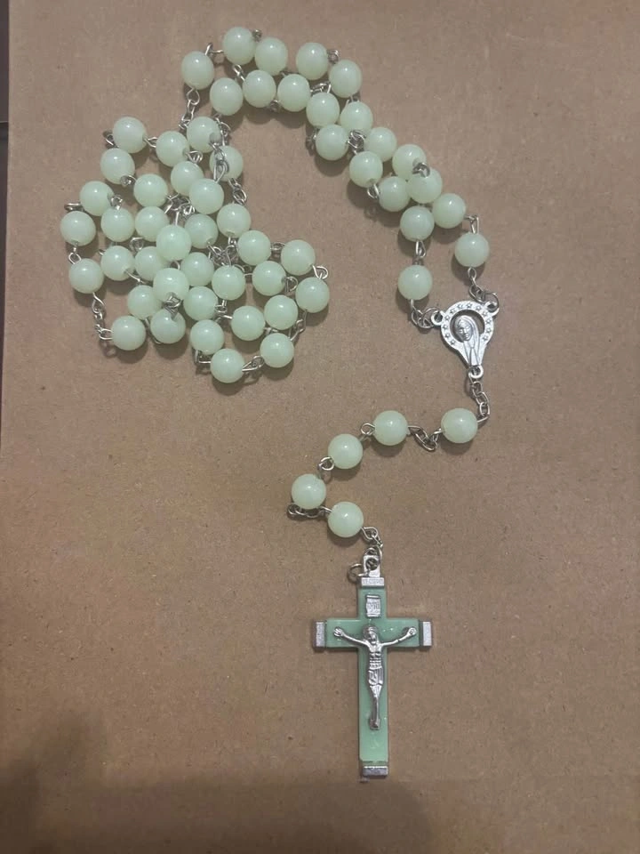 ✨ Luminous Glow-in-the-Dark Catholic Rosary - photo 2