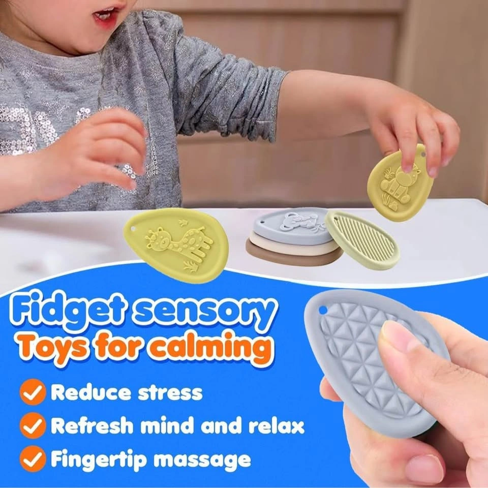 🌿 Fidget Sensory Stones – 6 Pack (Adults & Kids 5+) - photo 3